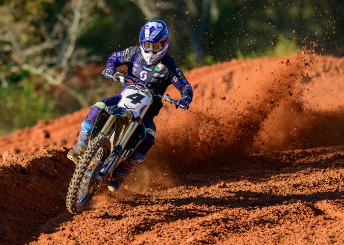 Triumph TF 450-RC Tomek Wysocki test na torze motocross